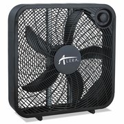 Alera 3-Speed Box Fan, Black FANBX20B